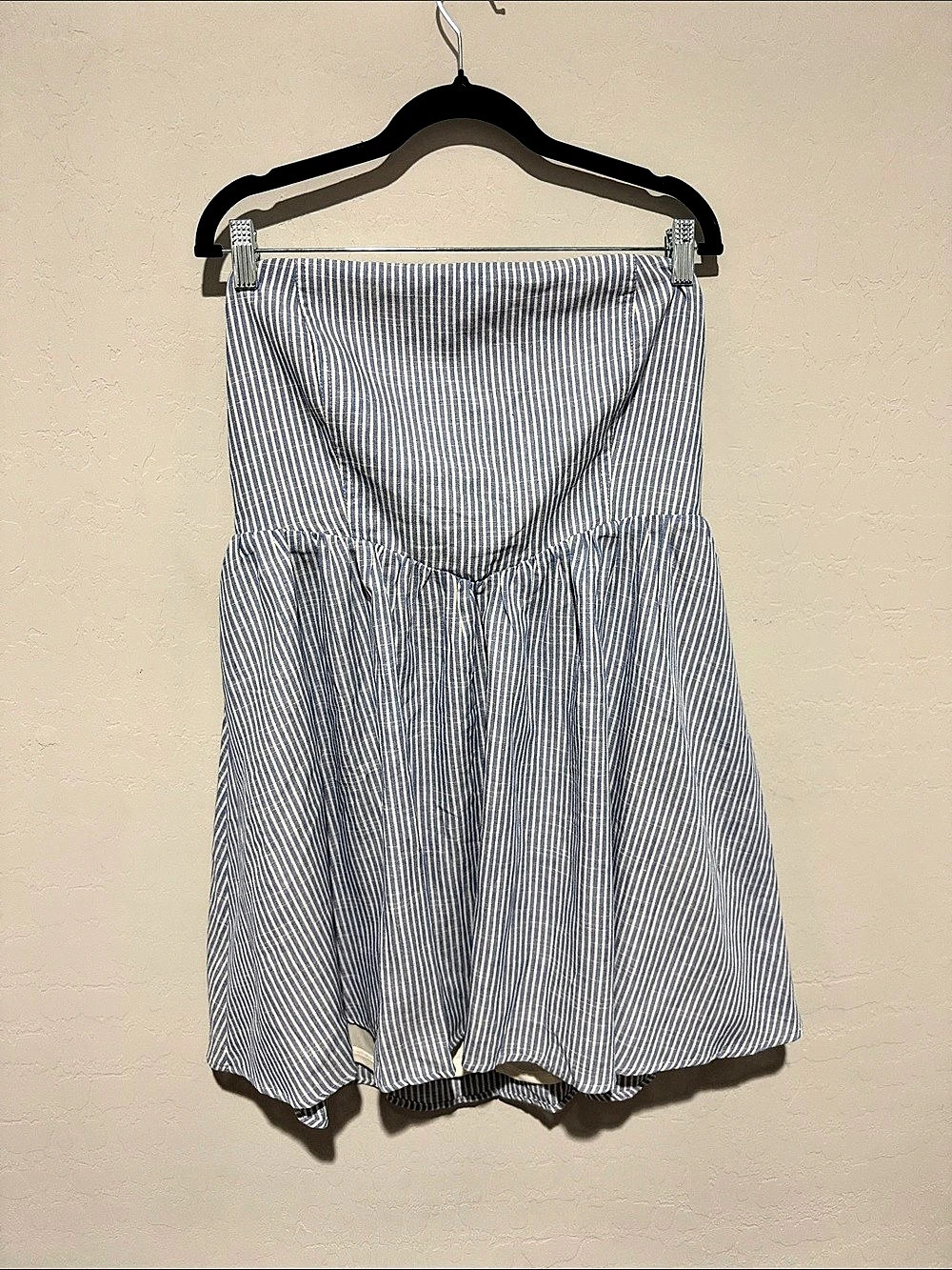 Altard State Striped Mini Dress in Blue & White XL NWT